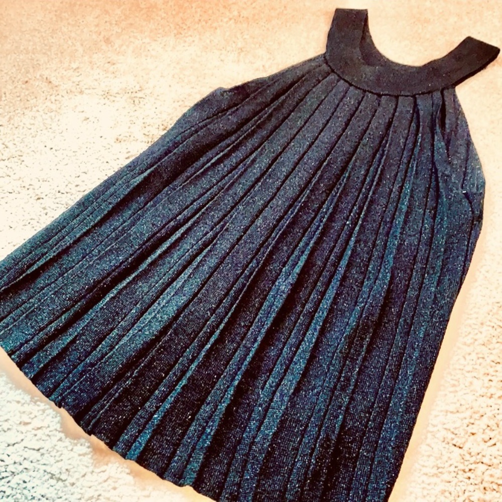 INC Pleated knit halter NWOT
